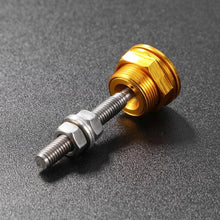 Nnr 22mm Push Button Bonnet Hood Pin Lock Clip Kit Quick Release Latch Gold