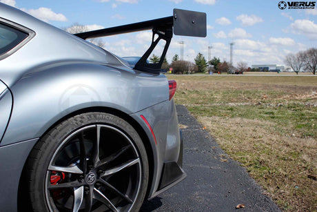 Carbon Polyweave Rear Spat Kit - Mk5 Toyota Supra