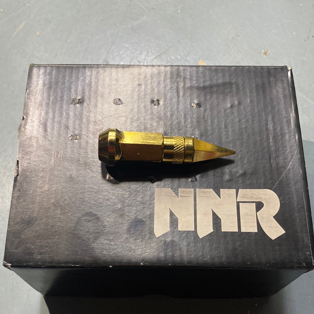 NNR Steel Spike Gold Lug Nuts