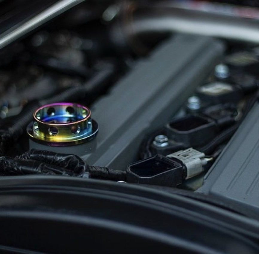 JDC Titanium V1 Oil Cap (Evo 1-9/DSM)