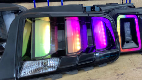 2020-2005 Style Color Shifting Mustang Tail Lights