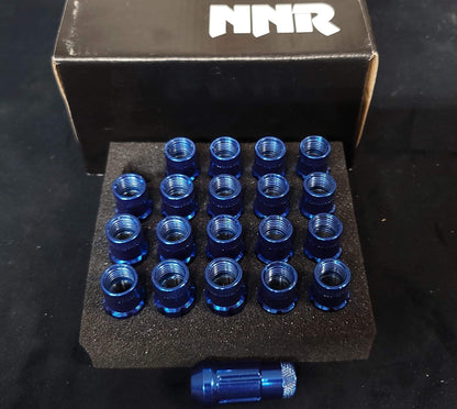NNR Steel Extended Wheel Lug Nuts & Locks Open Ended 49mm 20pcs