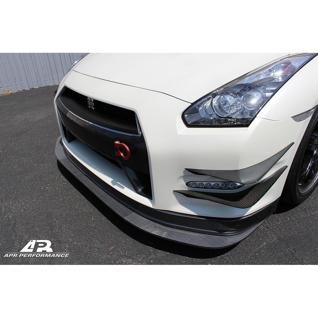 Nissan GTR R35 Front Bumper Carbon Fiber Canards 2012-2016