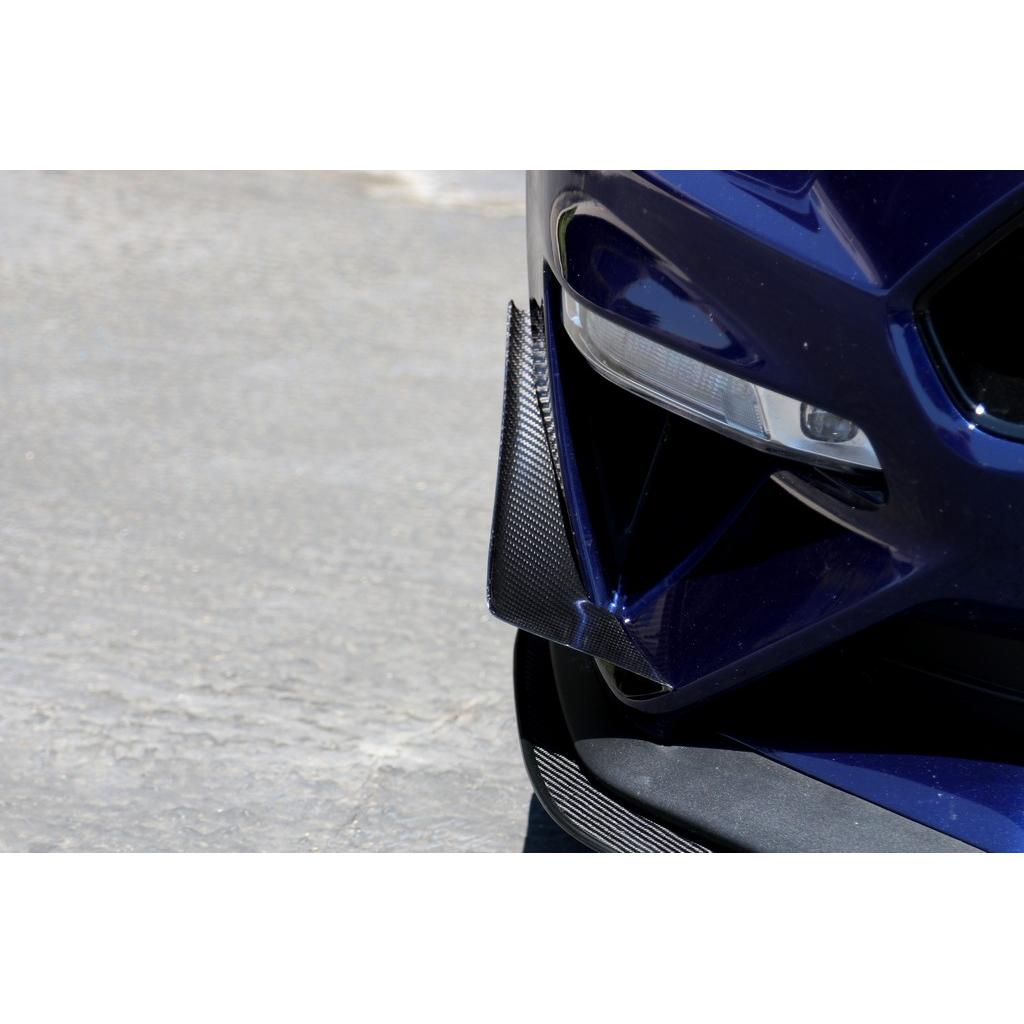 APR Performance Carbon Fiber Front Bumper Canards Ford Mustang S550 2018-2023