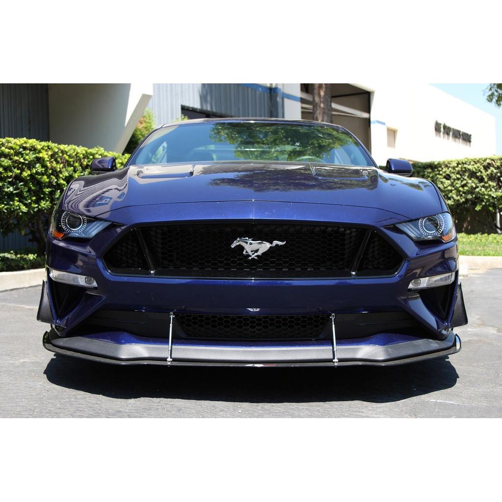 APR Performance Carbon Fiber Front Bumper Canards Ford Mustang S550 2018-2023