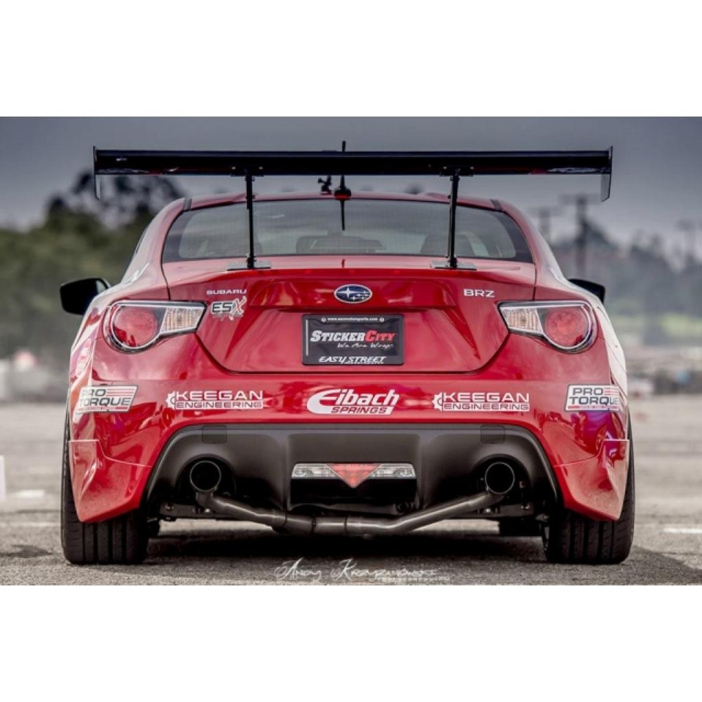 Scion FRS / Toyota GT86/ Subaru BRZ GT-250 Carbon Fiber Adjustable Wing 2013-2021 w. 11" Pedestals Set