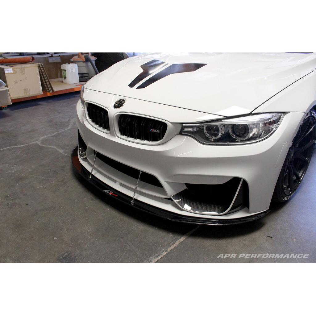 APR Performance Carbon Fiber Front Wind Splitter BMW F82 M4 | F80 M3 w/ M Performance Lip