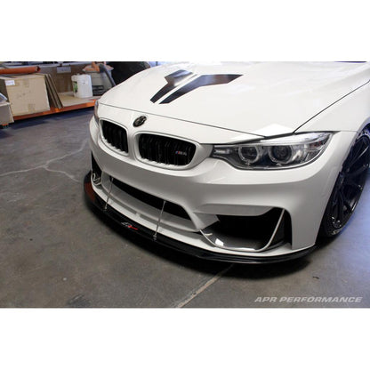 APR Performance Carbon Fiber Front Wind Splitter BMW F82 M4 | F80 M3 w/ M Performance Lip