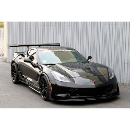 Chevrolet Corvette C7 Z06 / Grand Sport GTC-500 Chassis Mount Carbon Fiber Adjustable Wing 2015-2019