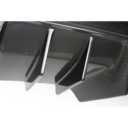 Chevrolet Corvette C7 Z06 Carbon Fiber Rear Diffuser 2014-2019 Version 2