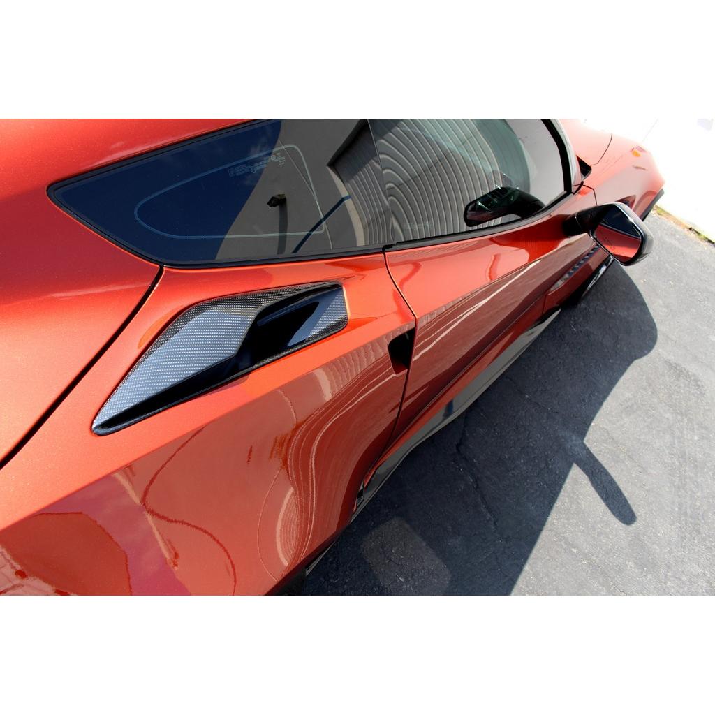Carbon Fiber Chevrolet Corvette C7 Stingray / C7 Z06 Quarter Panel Intake Vents 2015-2019