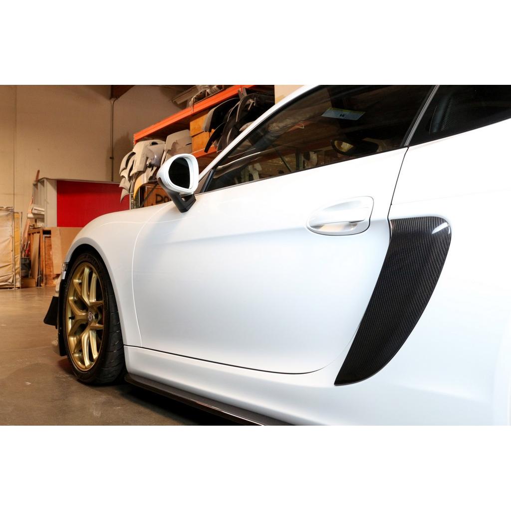 APR Performance Carbon Fiber Side Pods Porsche 981 Cayman GT4 2015-2016