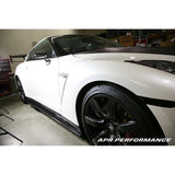 APR Performance Carbon Fiber Side Rocker Extensions | Side Skirt Nissan GTR R35 2017-2022