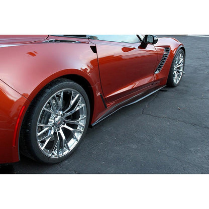 Carbon Fiber Chevrolet Corvette C7 C7 Z06 Side Rocker Extensions/ Side Skirt 2014-19