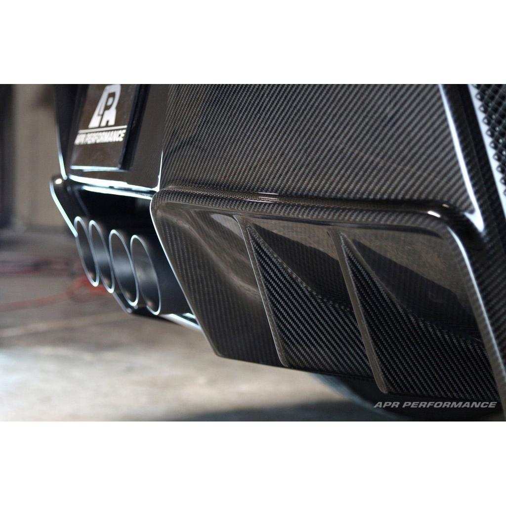 Chevrolet Corvette C7 Z06 Carbon Fiber Rear Diffuser 2014-2019 Version 2