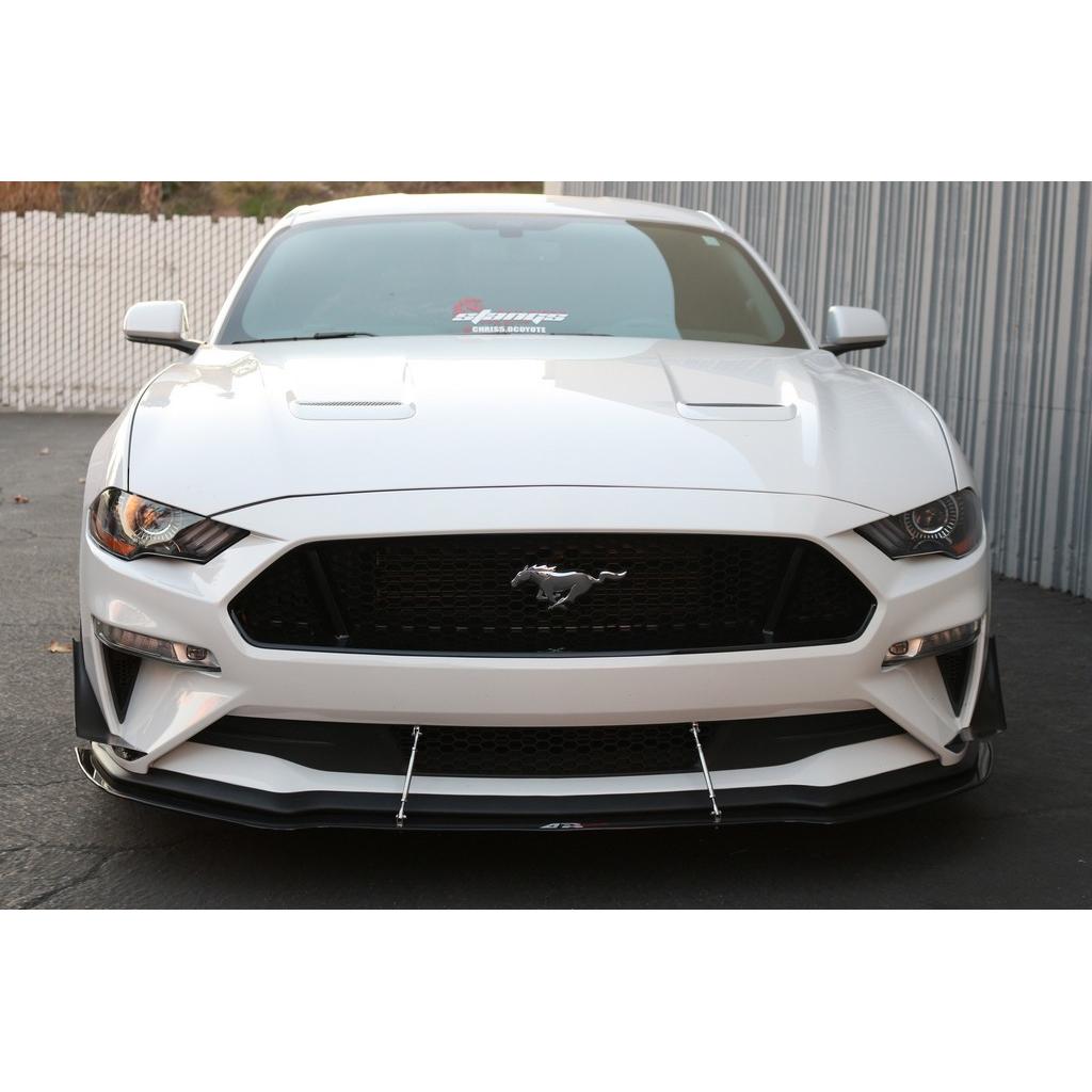 APR Ford Mustang S550 Carbon Fiber Front Wind Splitter 2018-2023