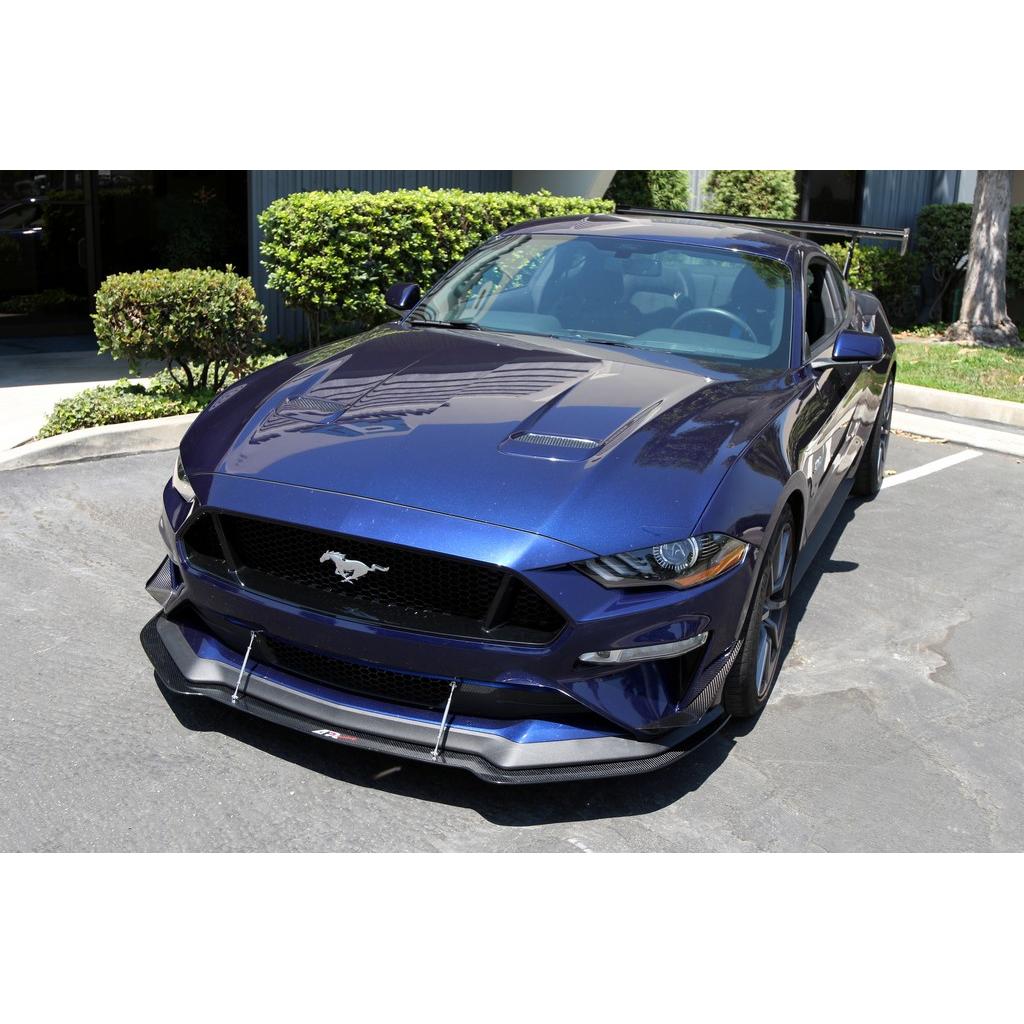 APR Performance Carbon Fiber Front Bumper Canards Ford Mustang S550 2018-2023