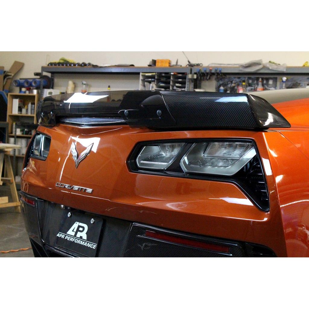 Chevrolet Corvette C7 Z06 Carbon Fiber Rear Deck Track Pack Spoiler 2015-2019