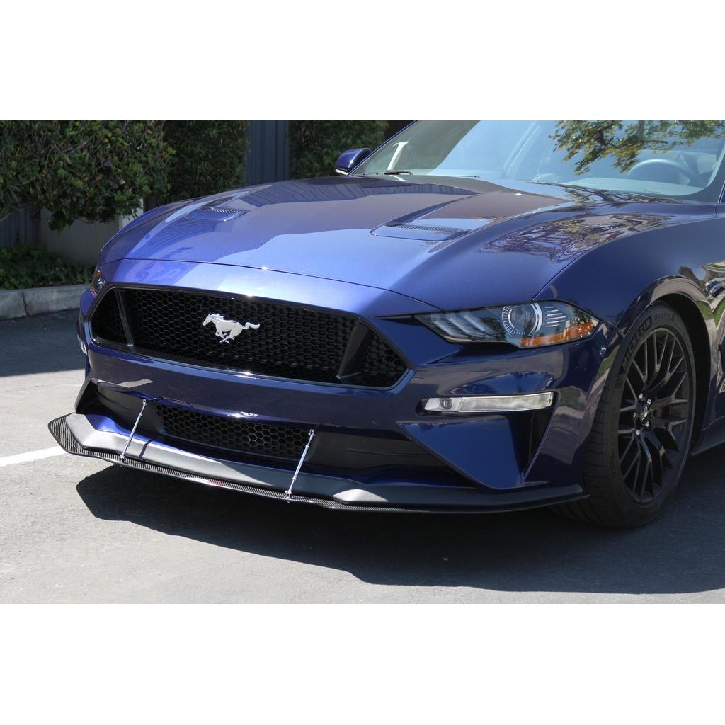 APR Ford Mustang S550 Carbon Fiber Front Wind Splitter 2018-2023
