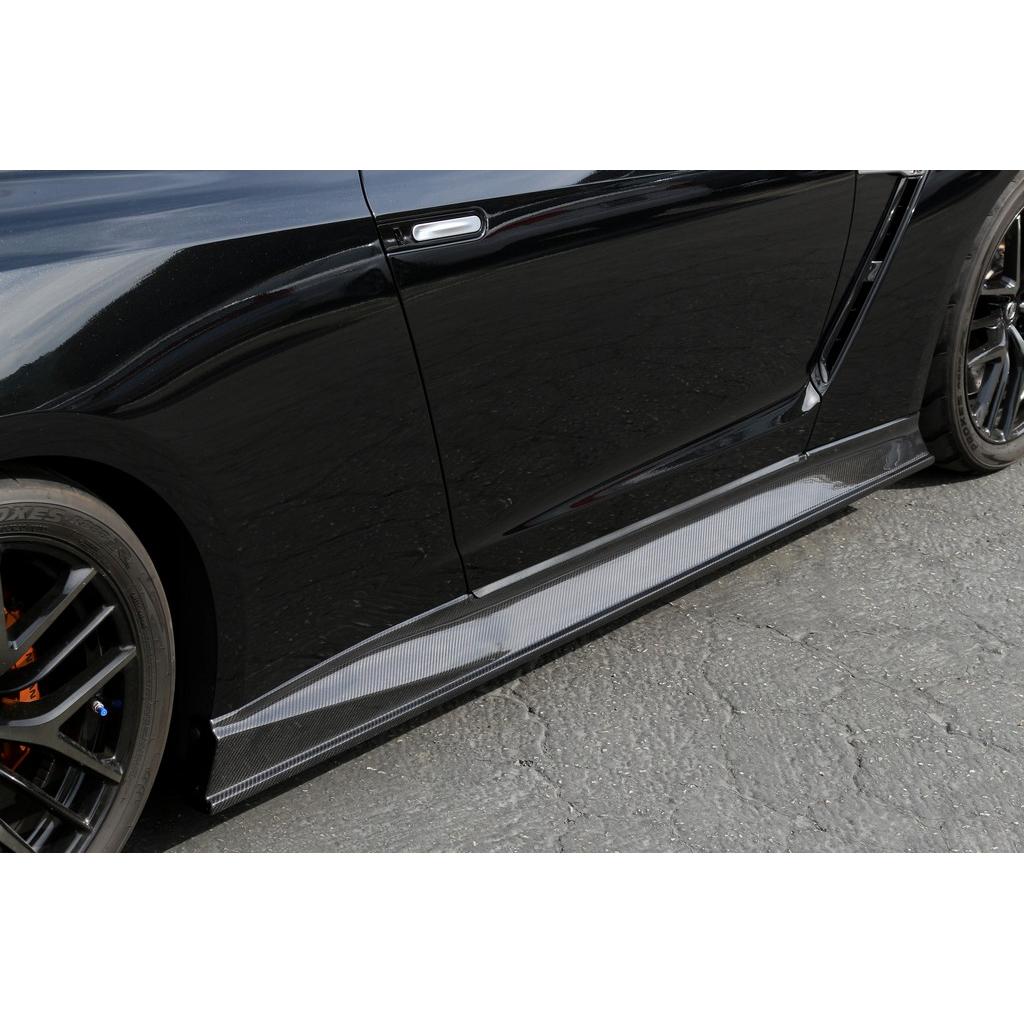 APR Performance Carbon Fiber Side Rocker Extensions | Side Skirt Nissan GTR R35 2017-2022