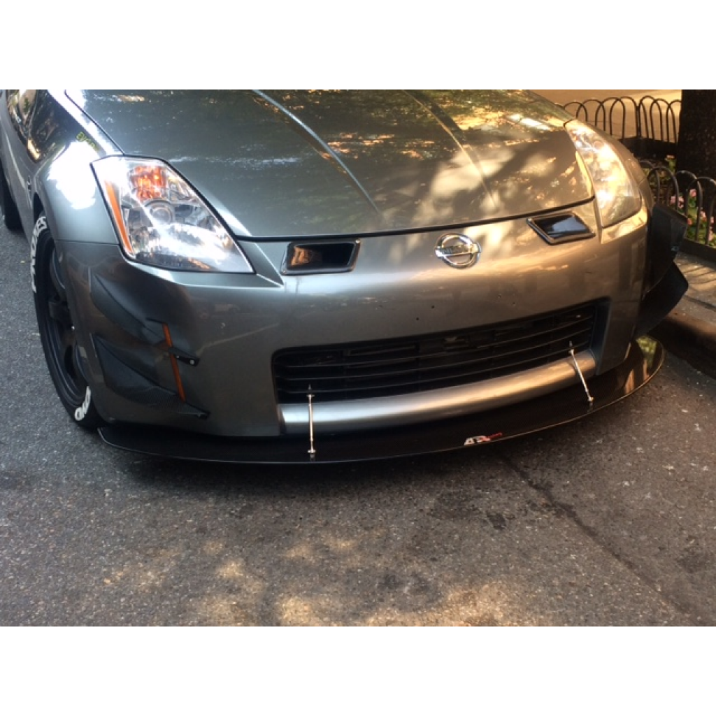 Nissan 350Z Carbon Fiber Front Wind Splitter 2002-2008