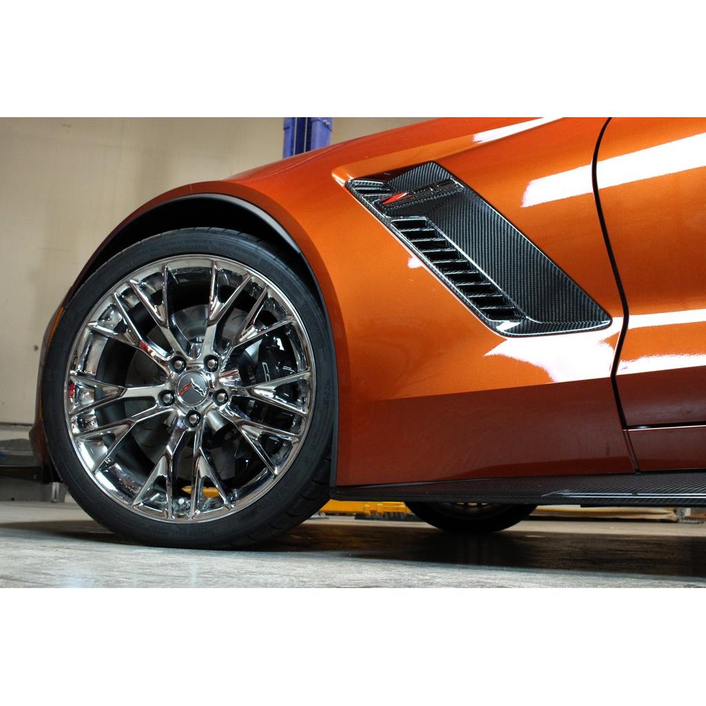 Carbon Fiber Chevrolet Corvette C7 Z06 Fender Vents 2015-2019
