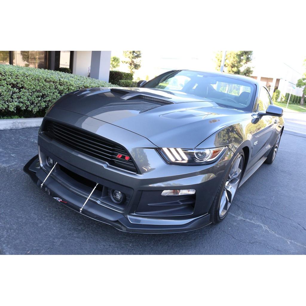 Ford Mustang S550 Carbon Fiber Front Wind Splitter 2015-2017