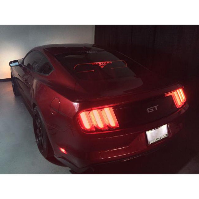 WindRestrictor® 2015-Up Mustang Coupe Rear Add On Glow Plate