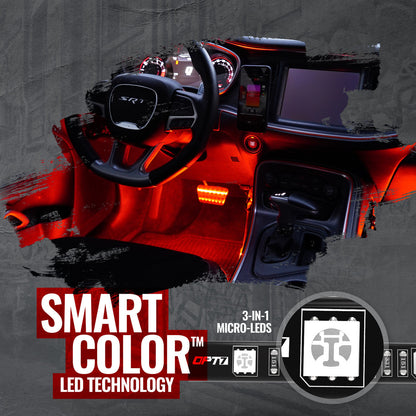 AURA 09-18 Ram Bundle- RGBW Headlights +Interior + Quantum Rock lights + Grille w- Bluetooth