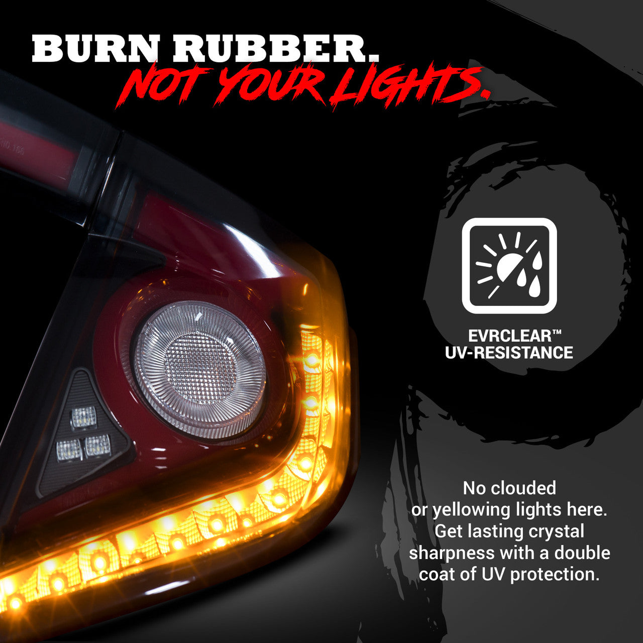 OPT7 Honda Civic Hatchback Smoked LED Tail Lights w-Sequential Turn Signals & OLED Technology (Fits all 2016-2021 10th Gen Civic Hatchbacks)