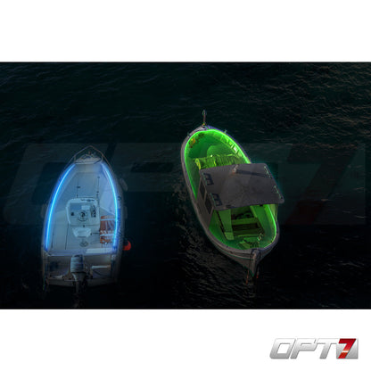 AURA PRO Boat Interior LED Lighting Kit 4 x 48-Inch Multi-Color Strips - Bluetooth Enabled APP Full Color Spectrum