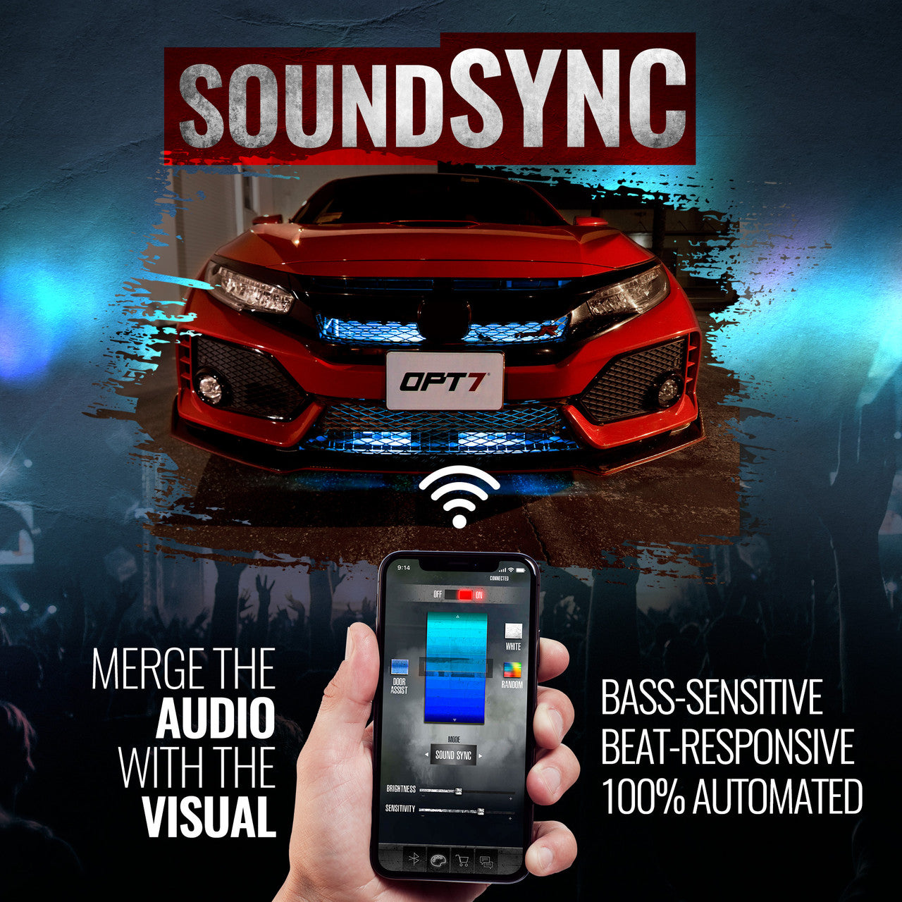 AURA 09-18 Ram Bundle- RGBW Headlights +Interior + Quantum Rock lights + Grille w- Bluetooth