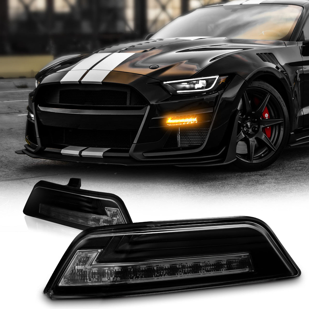 2015-2017 Mustang LED Arrow Turn Signals with Switchback + Sequential