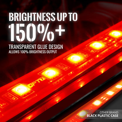 AURA LED Expansion Pack - (4) 4-Inch Strips with Splitters & Extensions
