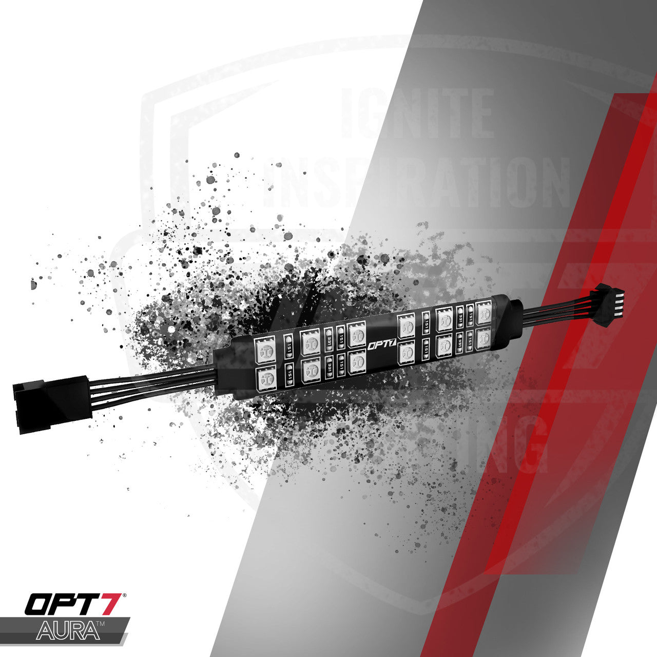 AURA LED Double Row Strip, 4-inch