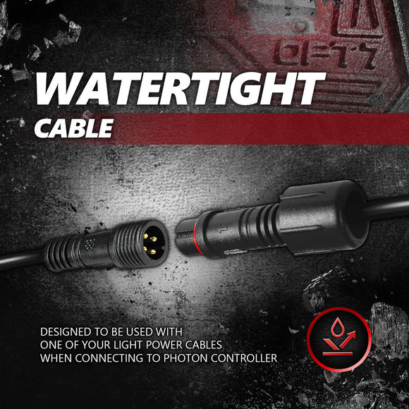 AURA and Photon RGB 2PCS Extension Wires with Waterproof Connector