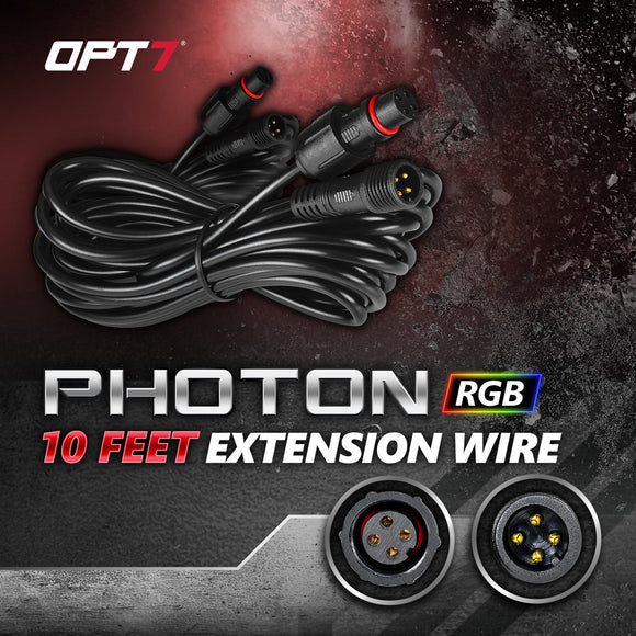 AURA and Photon RGB 2PCS Extension Wires with Waterproof Connector