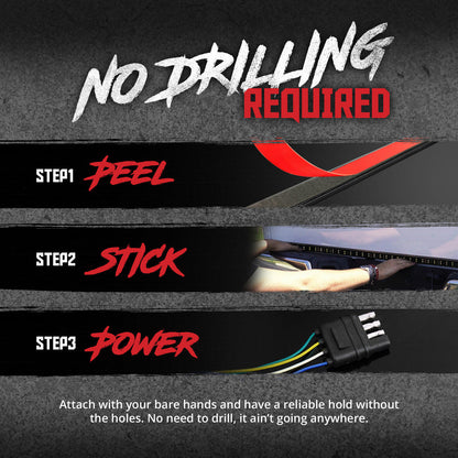 Redline Choice Double Row LED Tailgate Light Bar with Reverse Light, Brake Light & Turn Signals