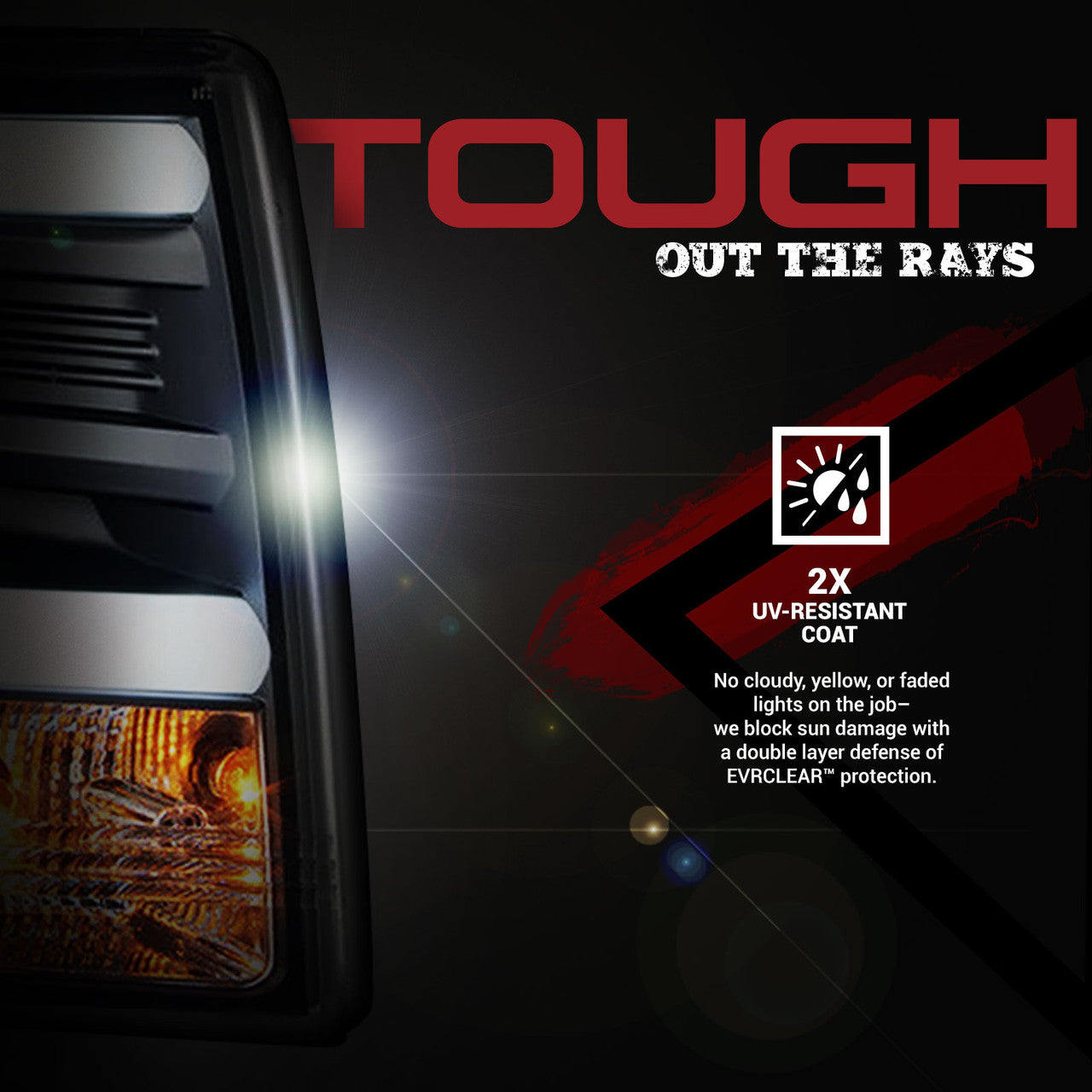 OPT7 09-14 F150 Black AURA RGB-W DRL LED Tube Headlights Projector -Bluetooth BUILT IN Full Color