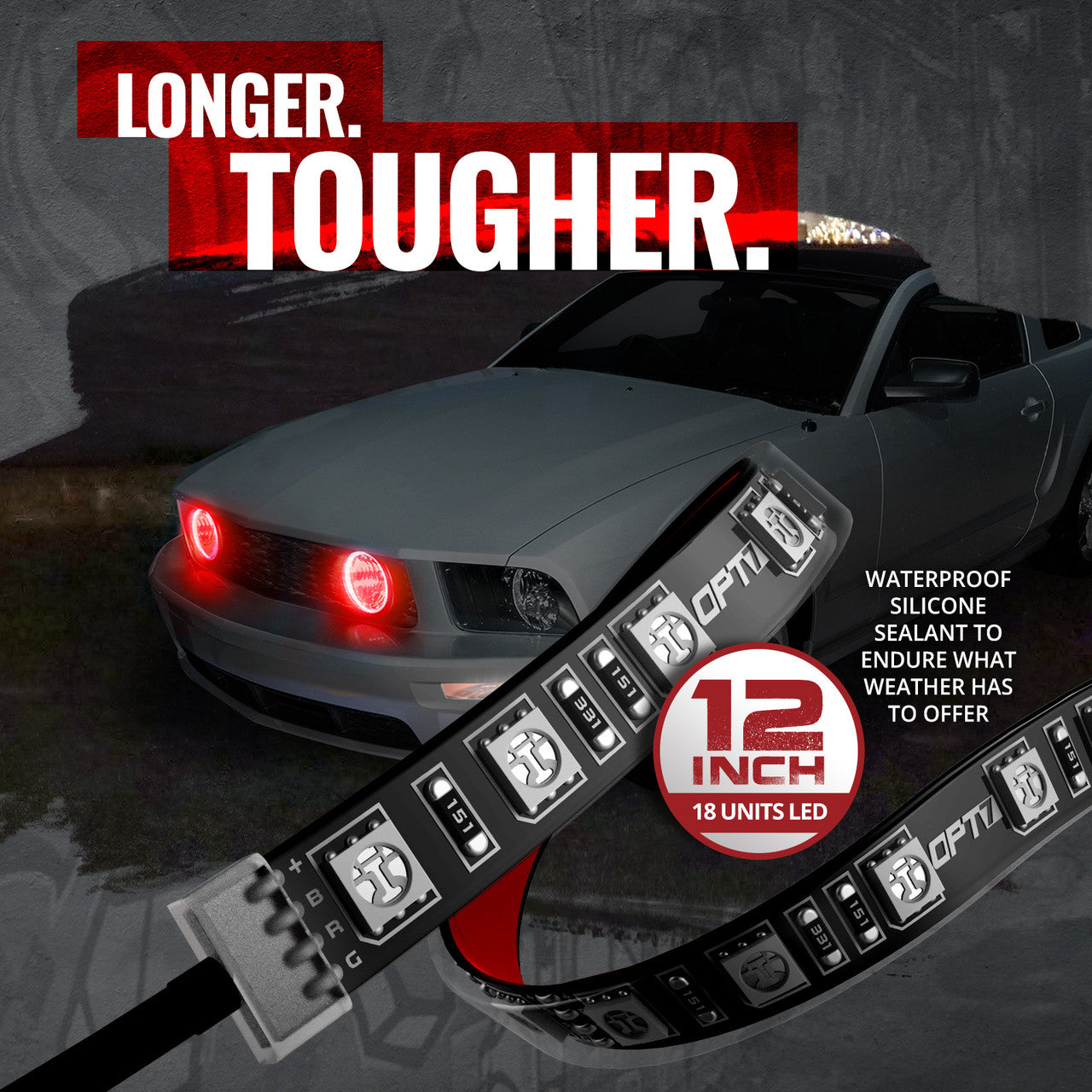 AURA 5th gen (S197) Mustang Bundle: RGB Halo O rings + Grille + Interior w- Bluetooth