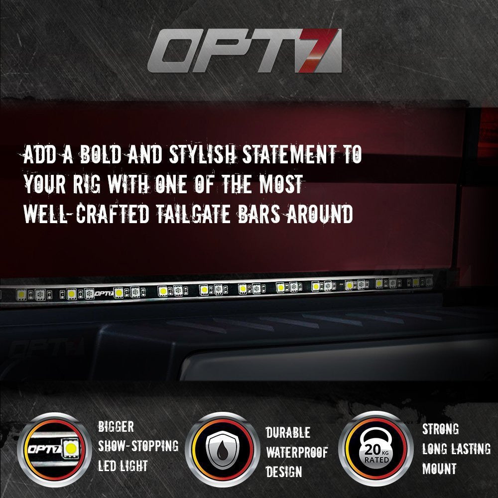 Redline FLX Flexible LED Tailgate Brake Light Bar with Reverse