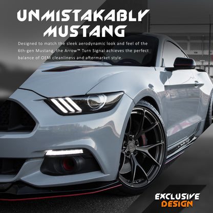 2015-2017 Mustang LED Arrow Turn Signals with Switchback + Sequential
