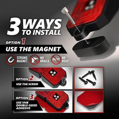 OPT7 Photon RGB 4 Pods Magnet Rock Lights + 2pc 10ft Extension Wires