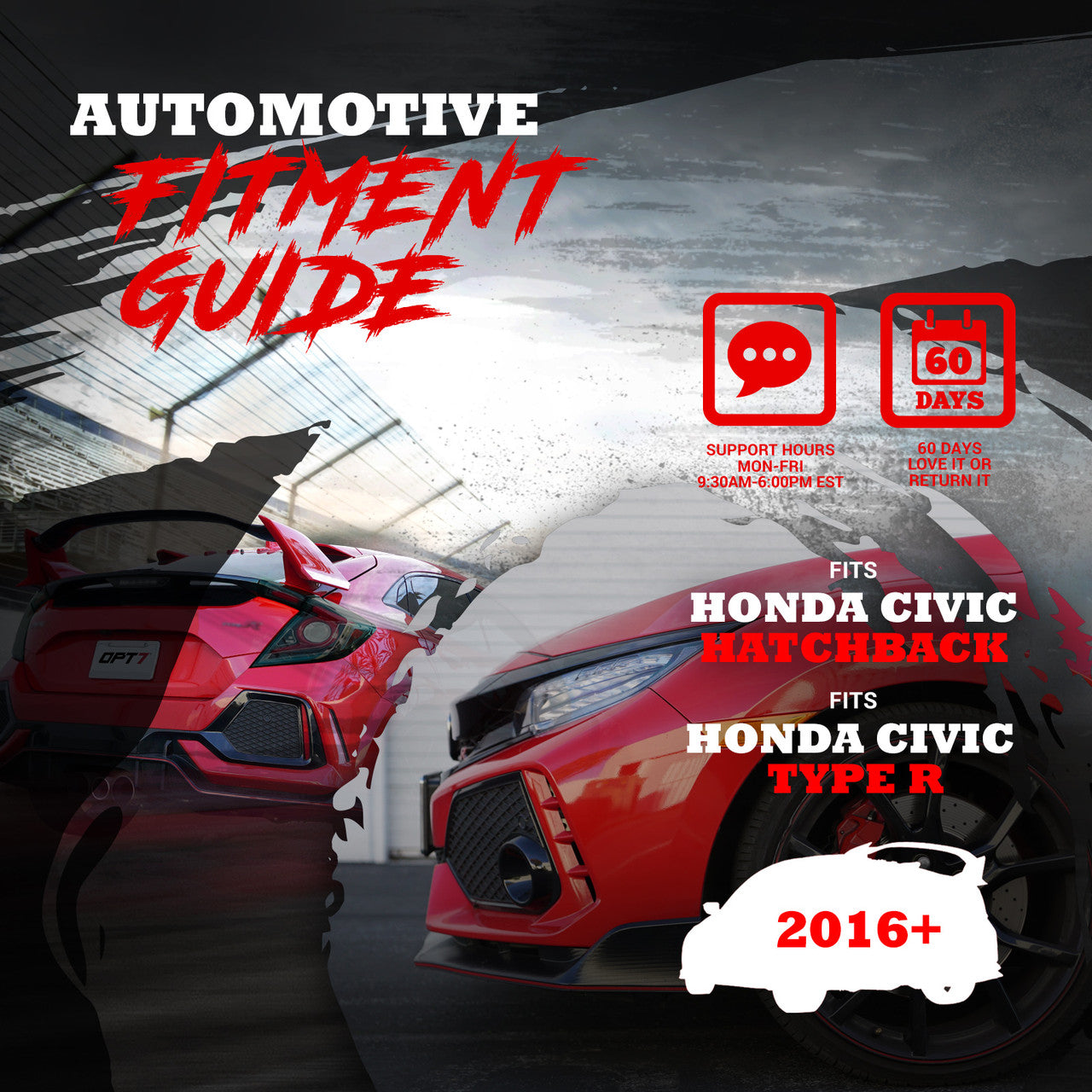 AURA PRO for Civic Hatchback LED Lighting Bundle: OLED Tail lights + Interior + Grille w- Bluetooth APP and Remote Controlled