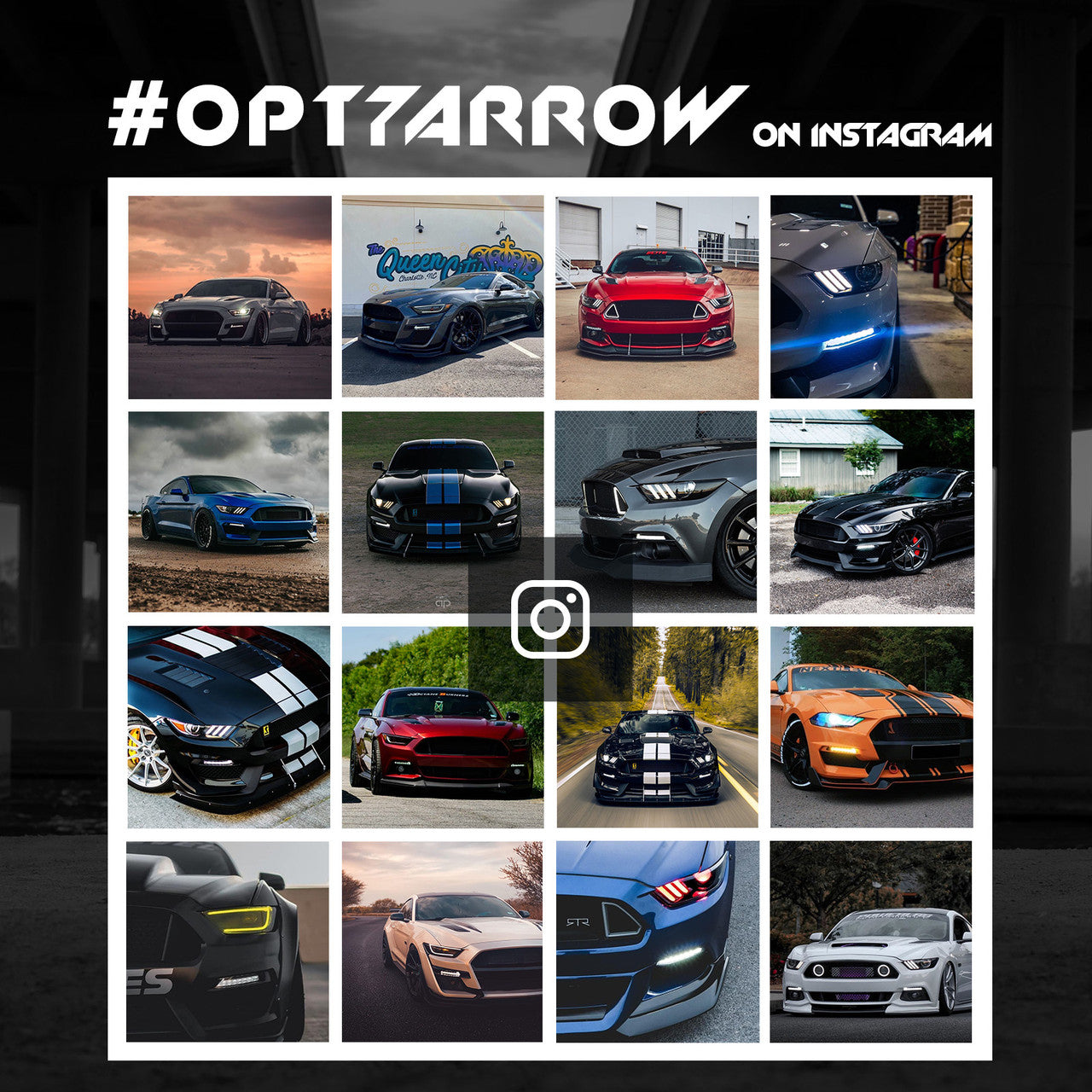 AURA PRO 15-17 Mustang: Arrow Turn + Interior + Grille w- Bluetooth APP and Remote Controlled