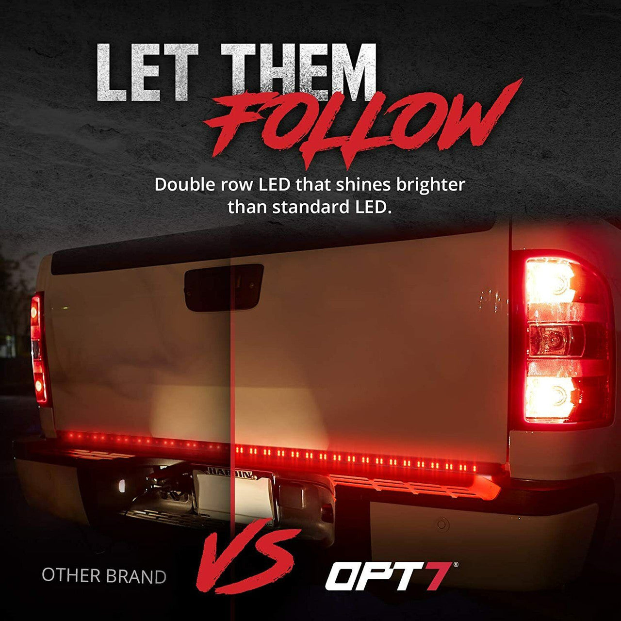 Redline Choice Double Row LED Tailgate Light Bar with Reverse Light, Brake Light & Turn Signals