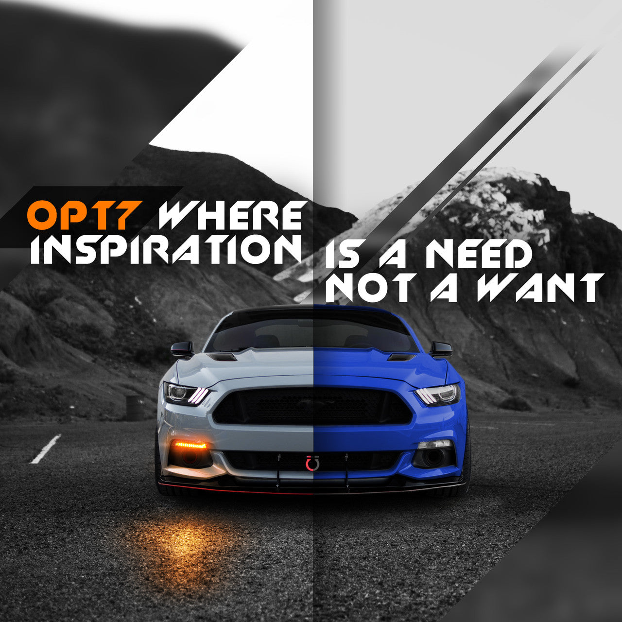 AURA PRO 15-17 Mustang: Arrow Turn + Interior + Grille w- Bluetooth APP and Remote Controlled