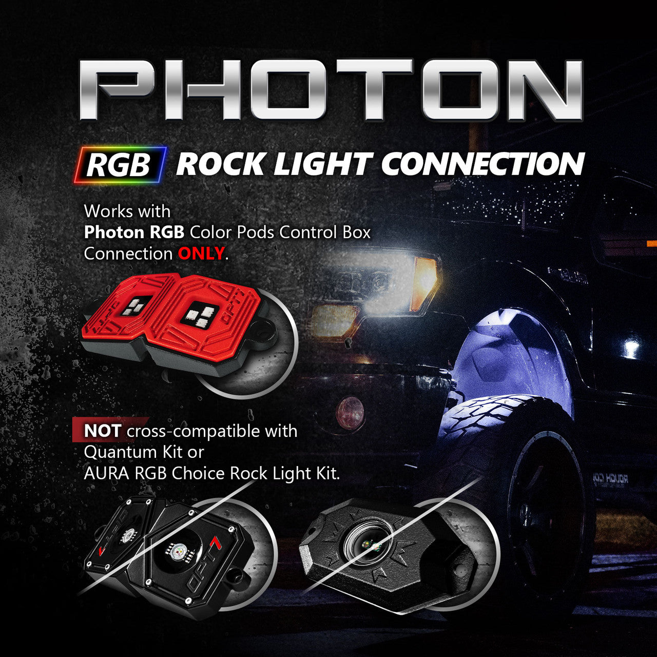 AURA Photon RGB 4-Pin Single LED Pod