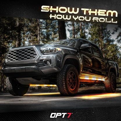 Sidekick Running Board Light 2PC 56-Inch with Warning Mode