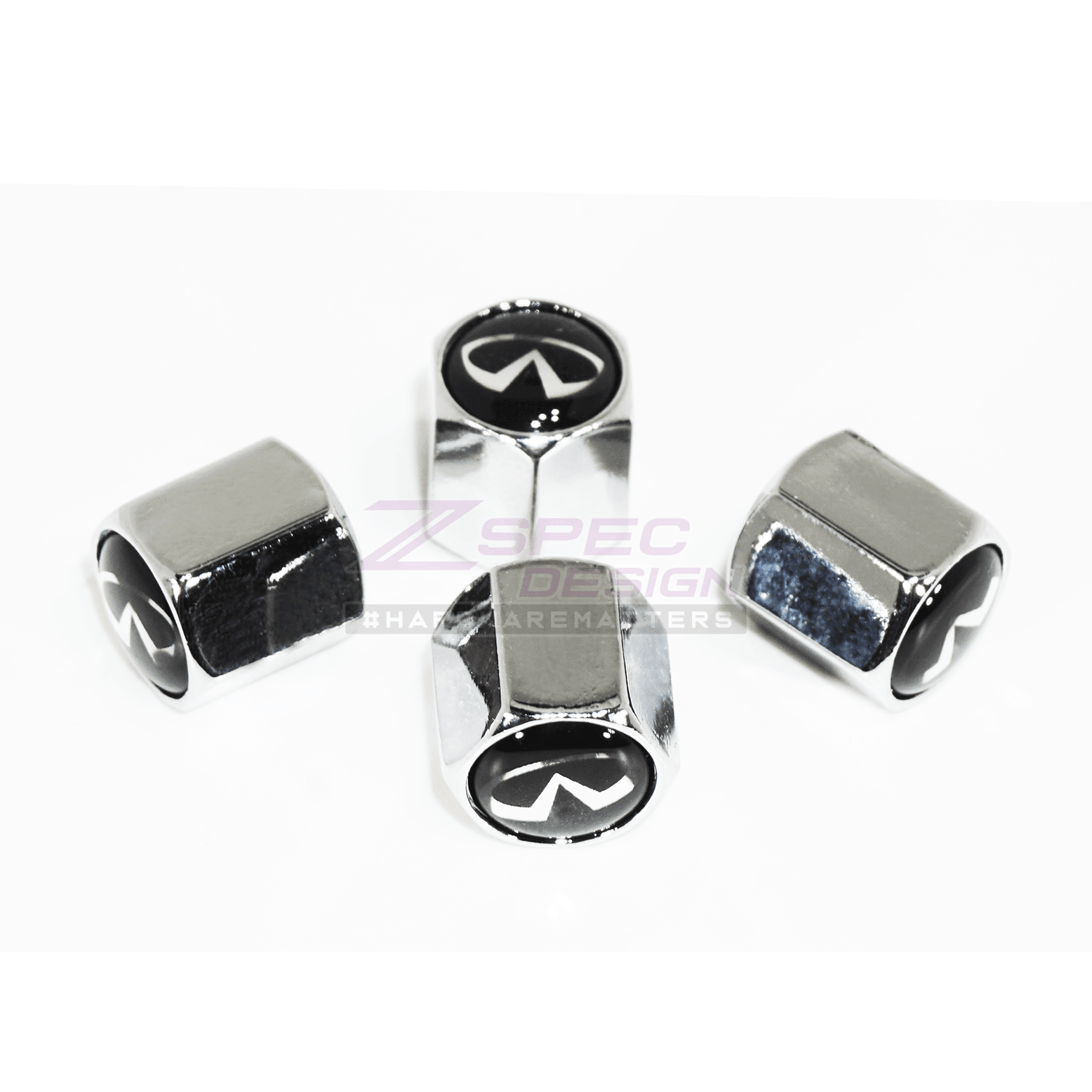Chrome Valve Stem Tire Caps, Style: INFINITI